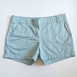 J. Crew green grey Cotton Oxford Chino ShortsSize 6